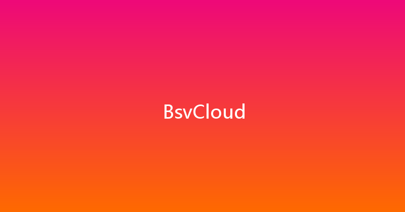 BsvCloud 