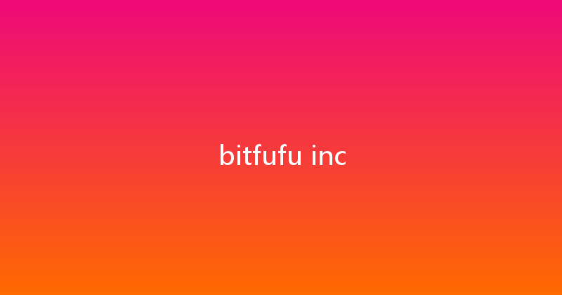 bitfufu inc 