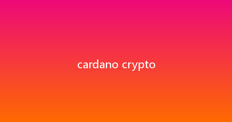 cardano crypto 