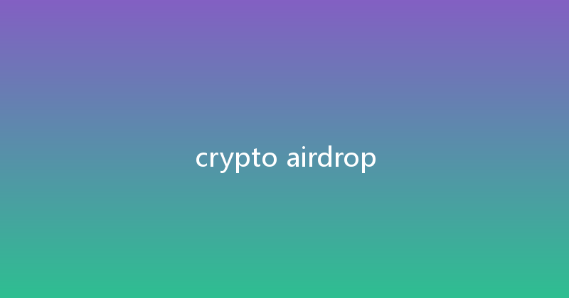 crypto airdrop 