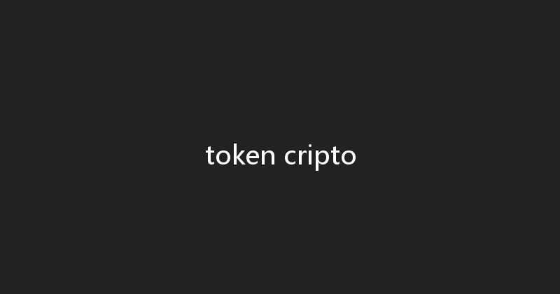 token cripto 