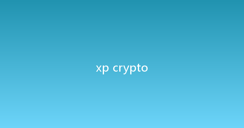 xp crypto 
